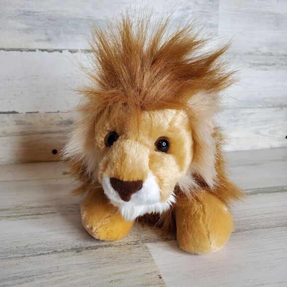 Aurora Flopsie Leonardus Lion Realistic Zoo Animal Plush Stuffed Animal Toy 12" - Picture 1 of 7